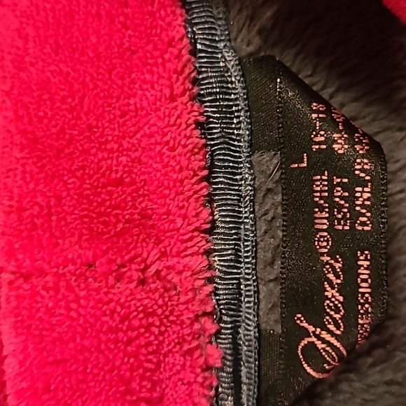 Plush hoodie with fun tassels and one large pocket. Like new - Picture 3 of 7